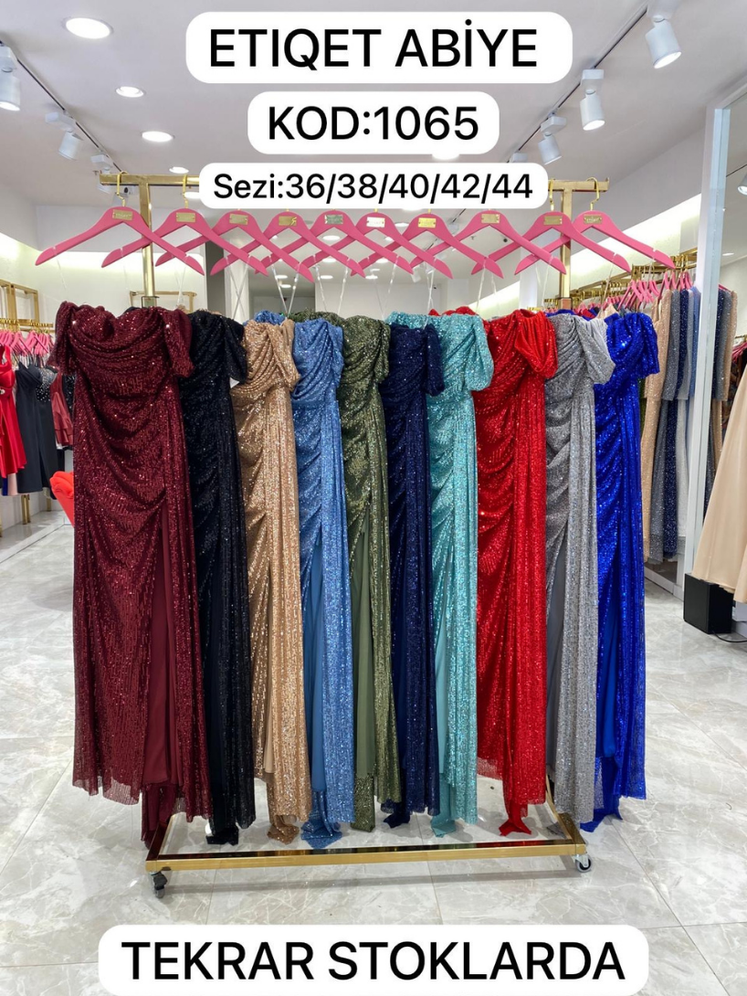 Zara Payet Yırtmaç Detaylı Abiye | 1065